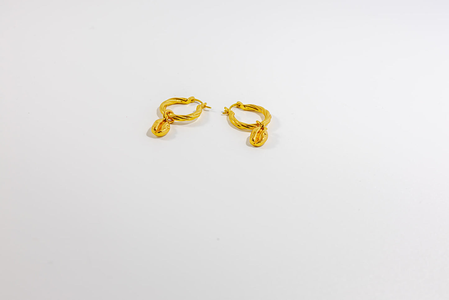 Gold Twisted Earring