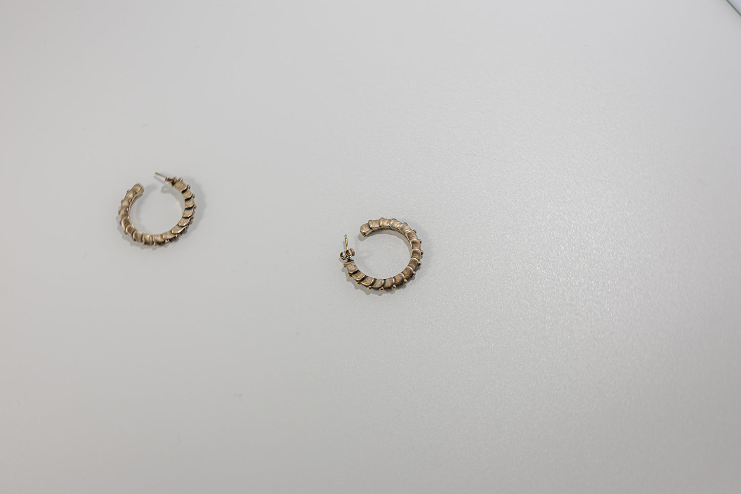 Silver Tail Drop Earring