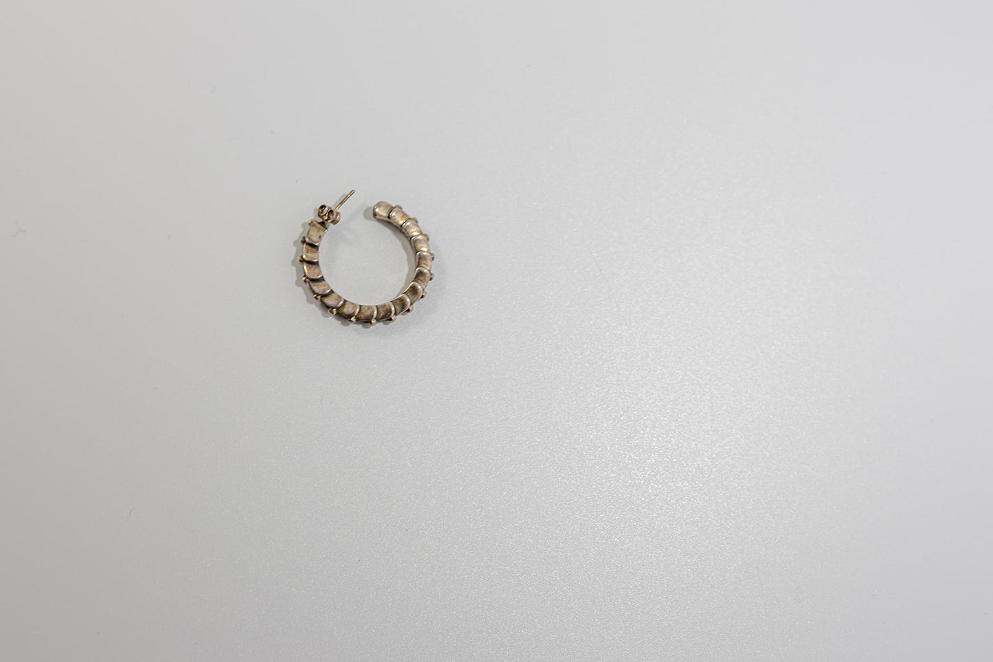 Silver Tail Drop Earring