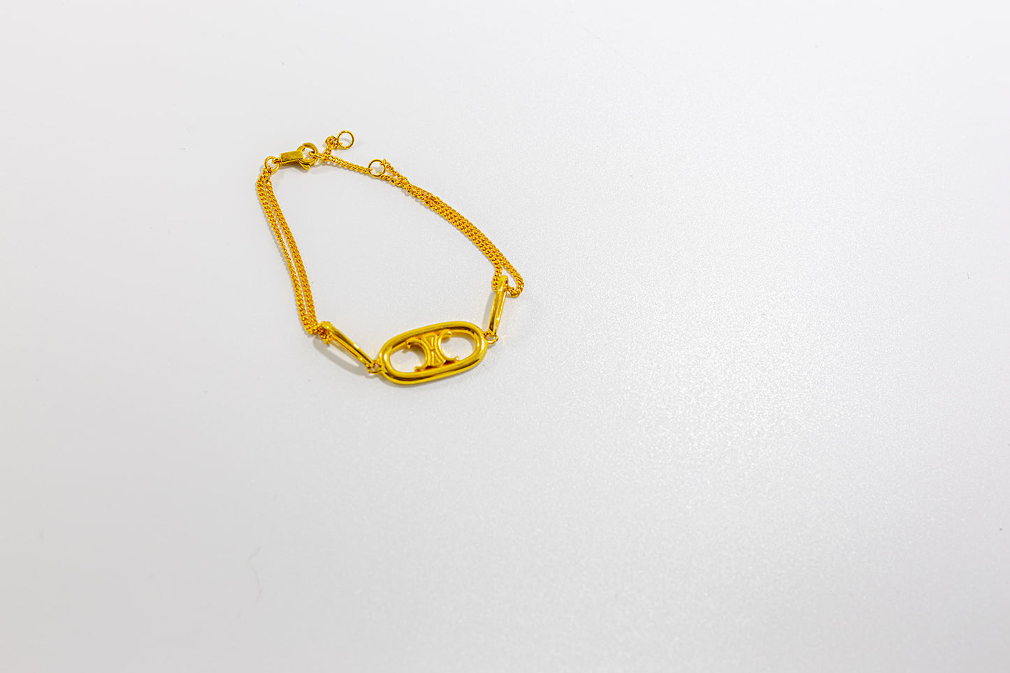 Golden Pig Nose Bracelet