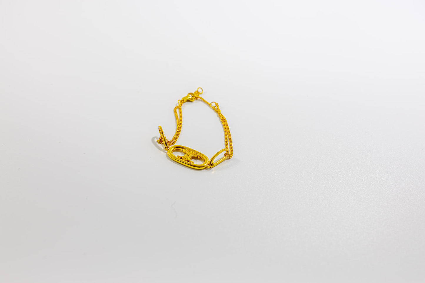 Golden Pig Nose Bracelet