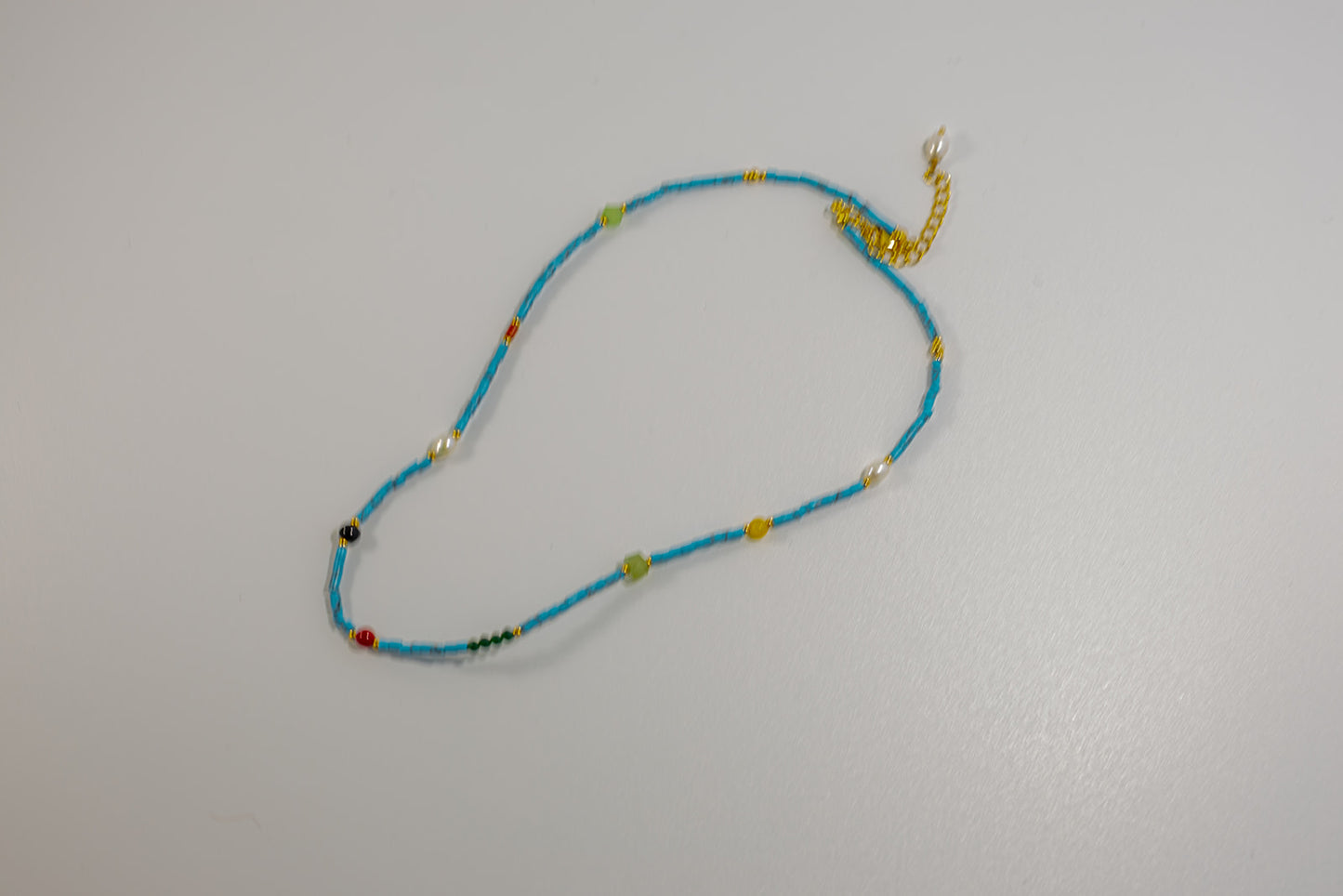 Blue Beaded Necklace