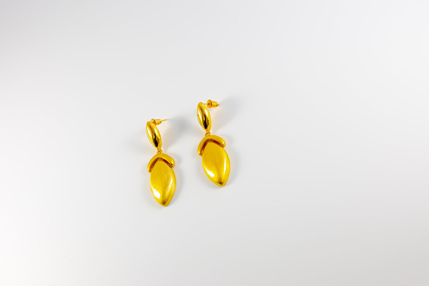 Golden Egg Drop Earrings