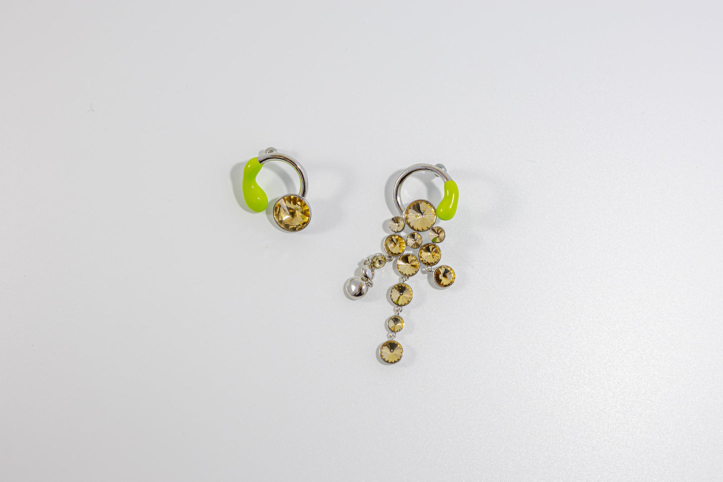 Asymmetric Stud Earrings With Tassel
