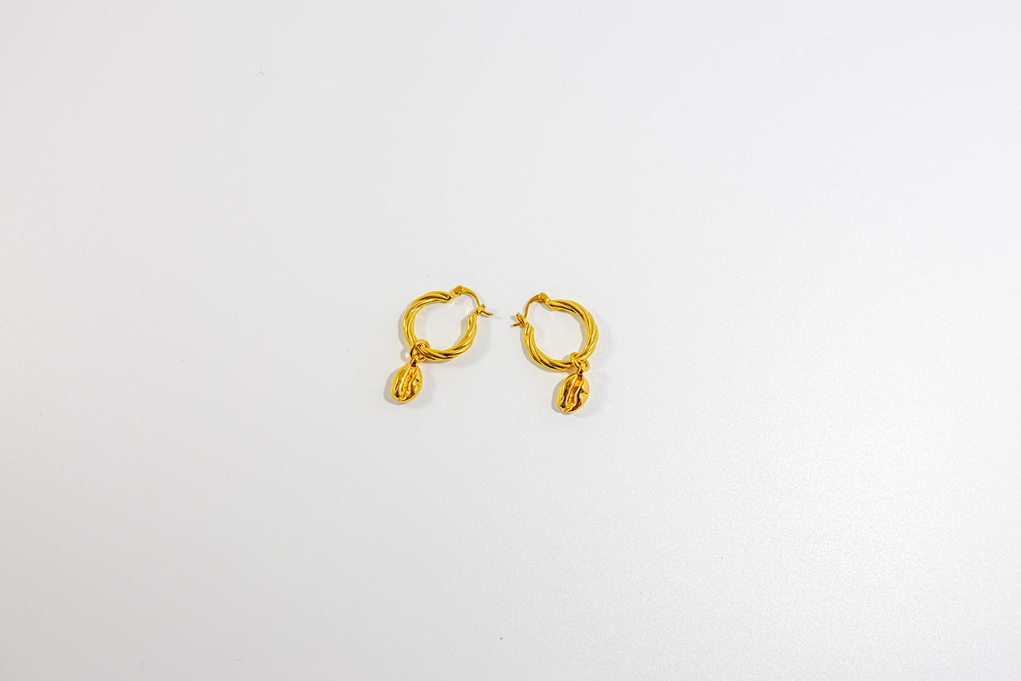 Gold Twisted Earring