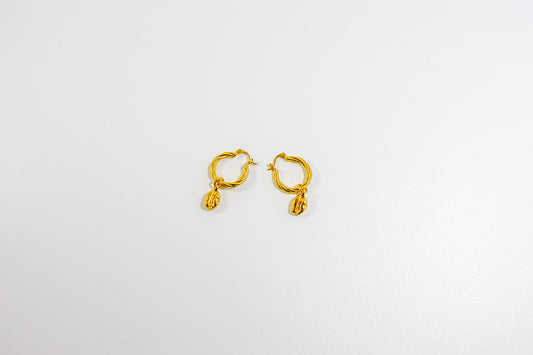 Gold Twisted Earring