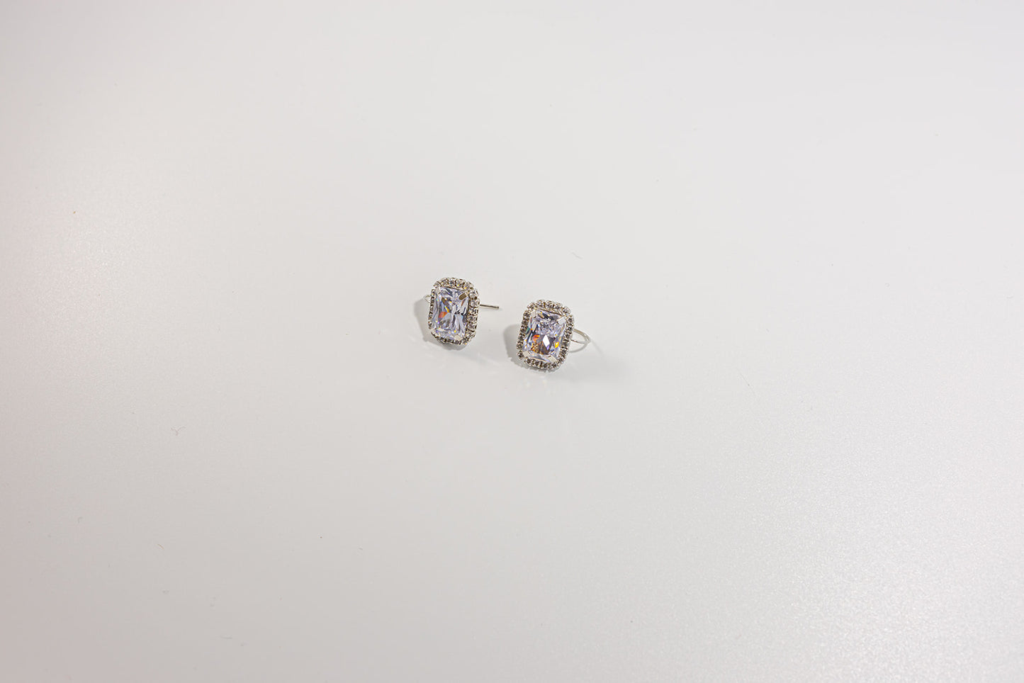 Rectangle Crystal Earrings