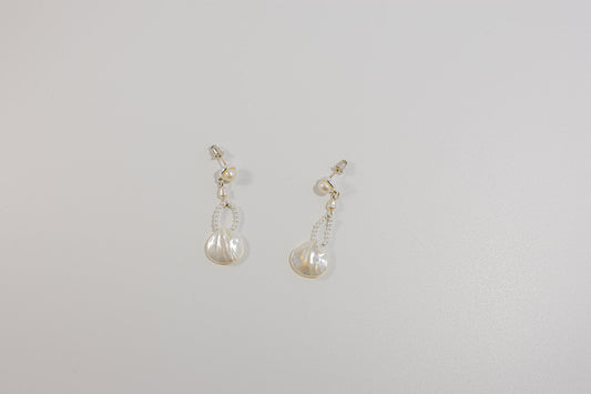 Pearl Shape Hoop Earring