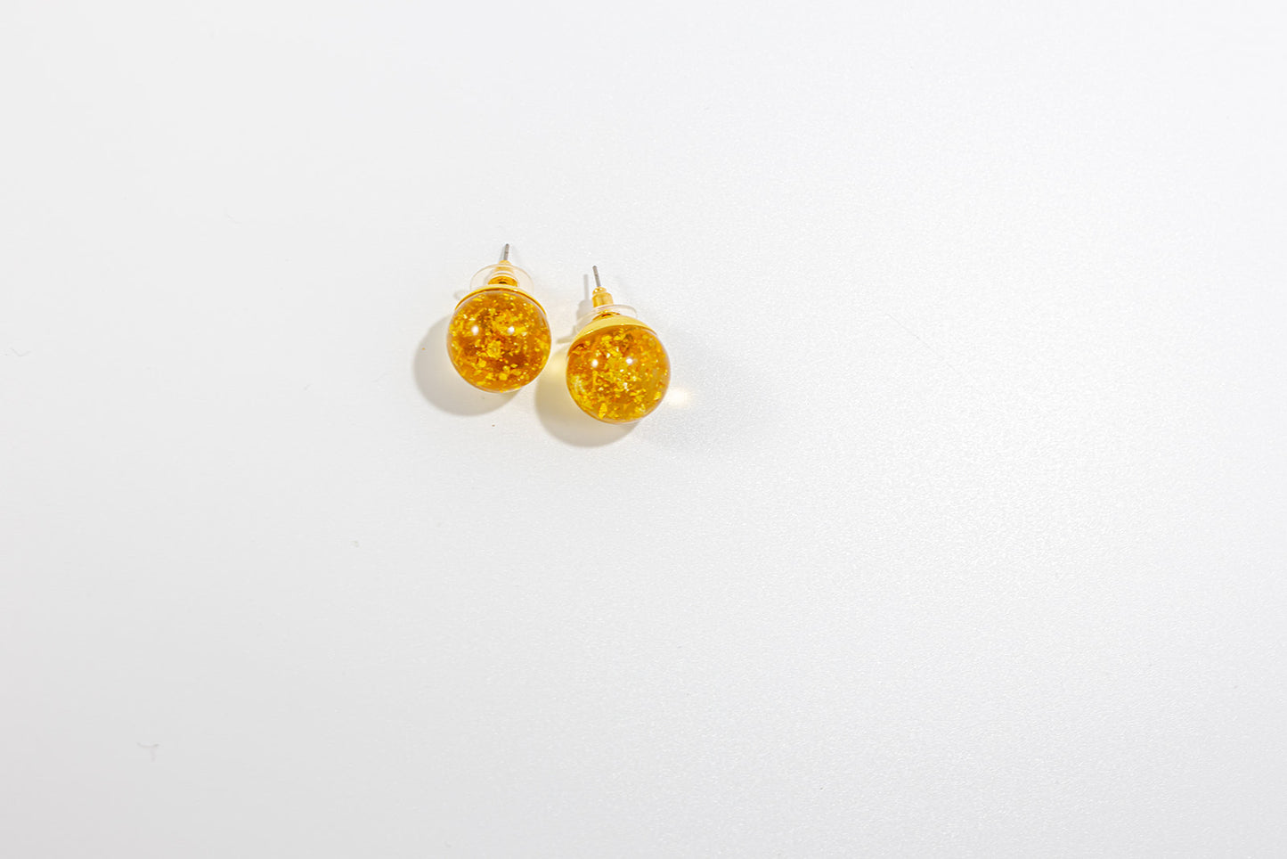 Round Yellow Earring