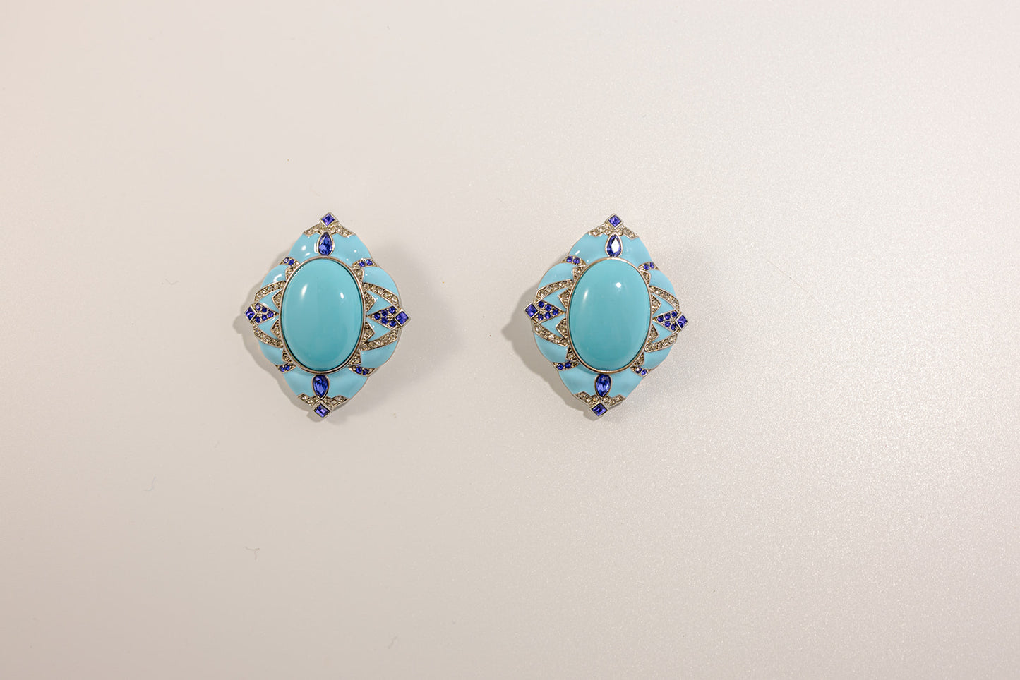 Diamond Sky Blue Earring