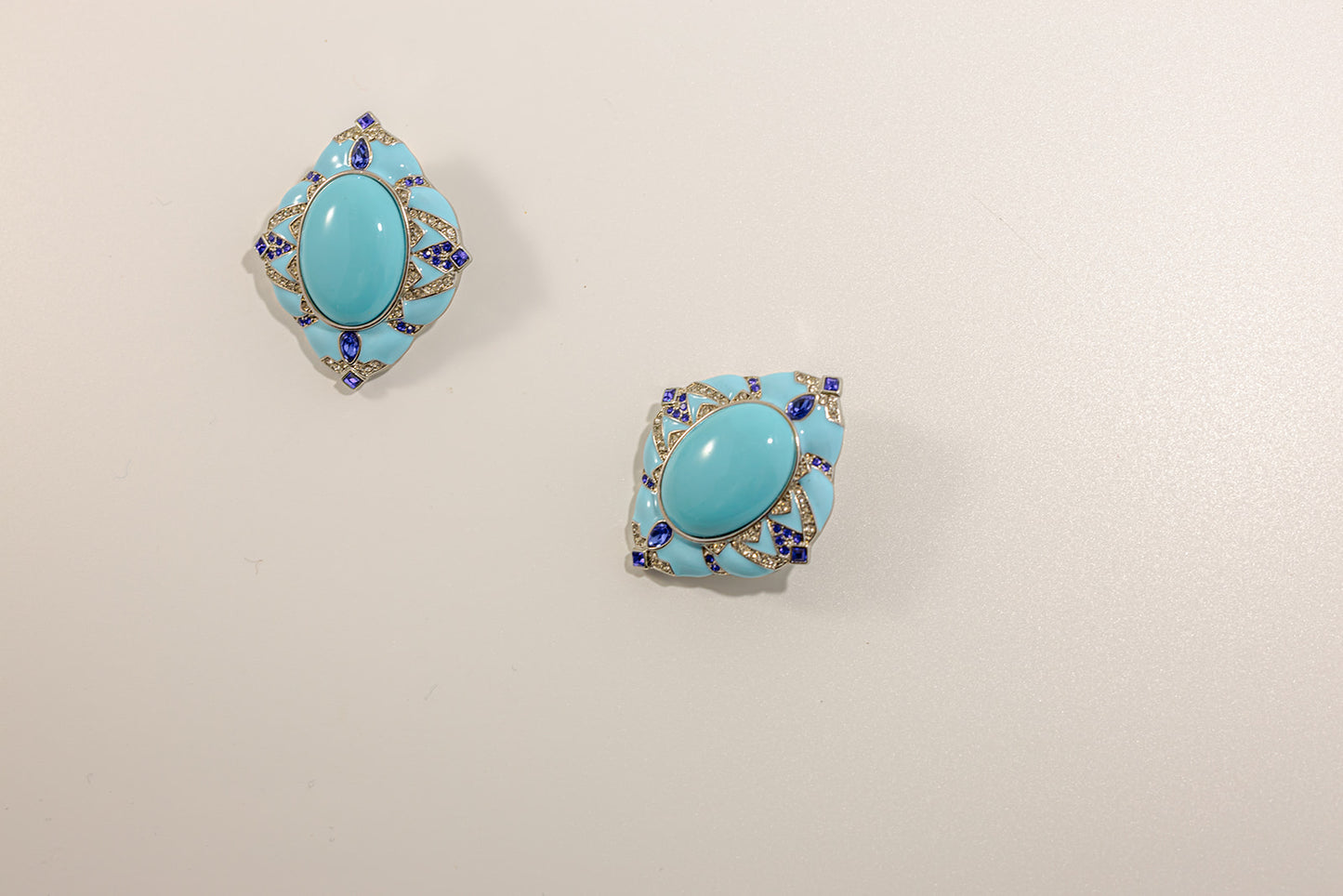 Diamond Sky Blue Earring