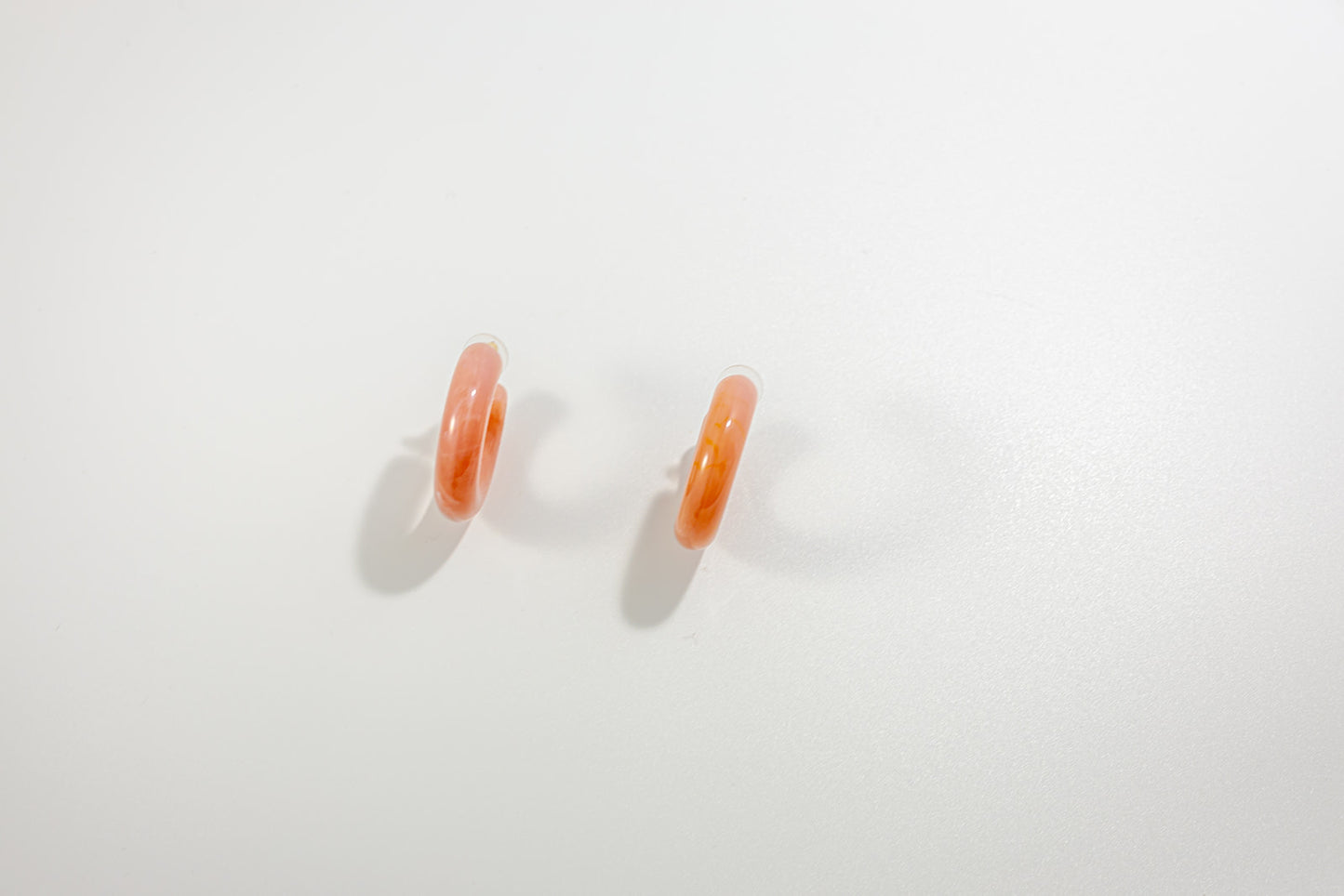 C-Shape Pink Earring
