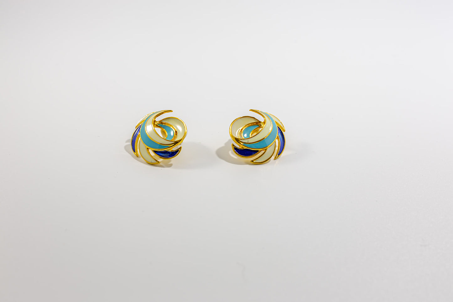 Crown Trifari Swirl Earring