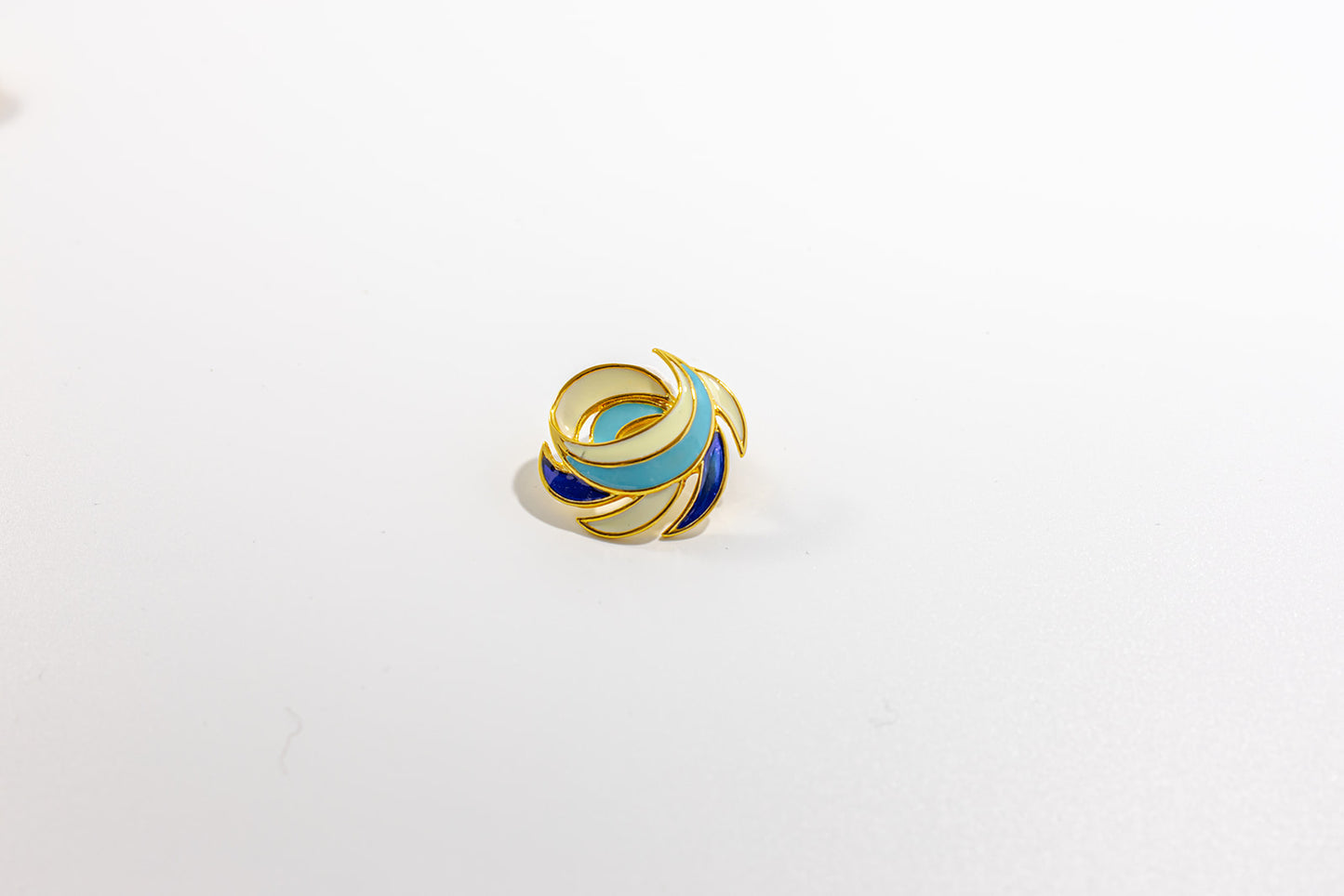 Crown Trifari Swirl Earring