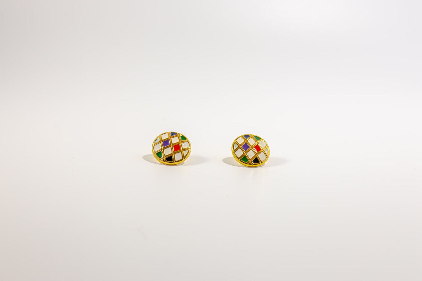 Colored Stone Earrings