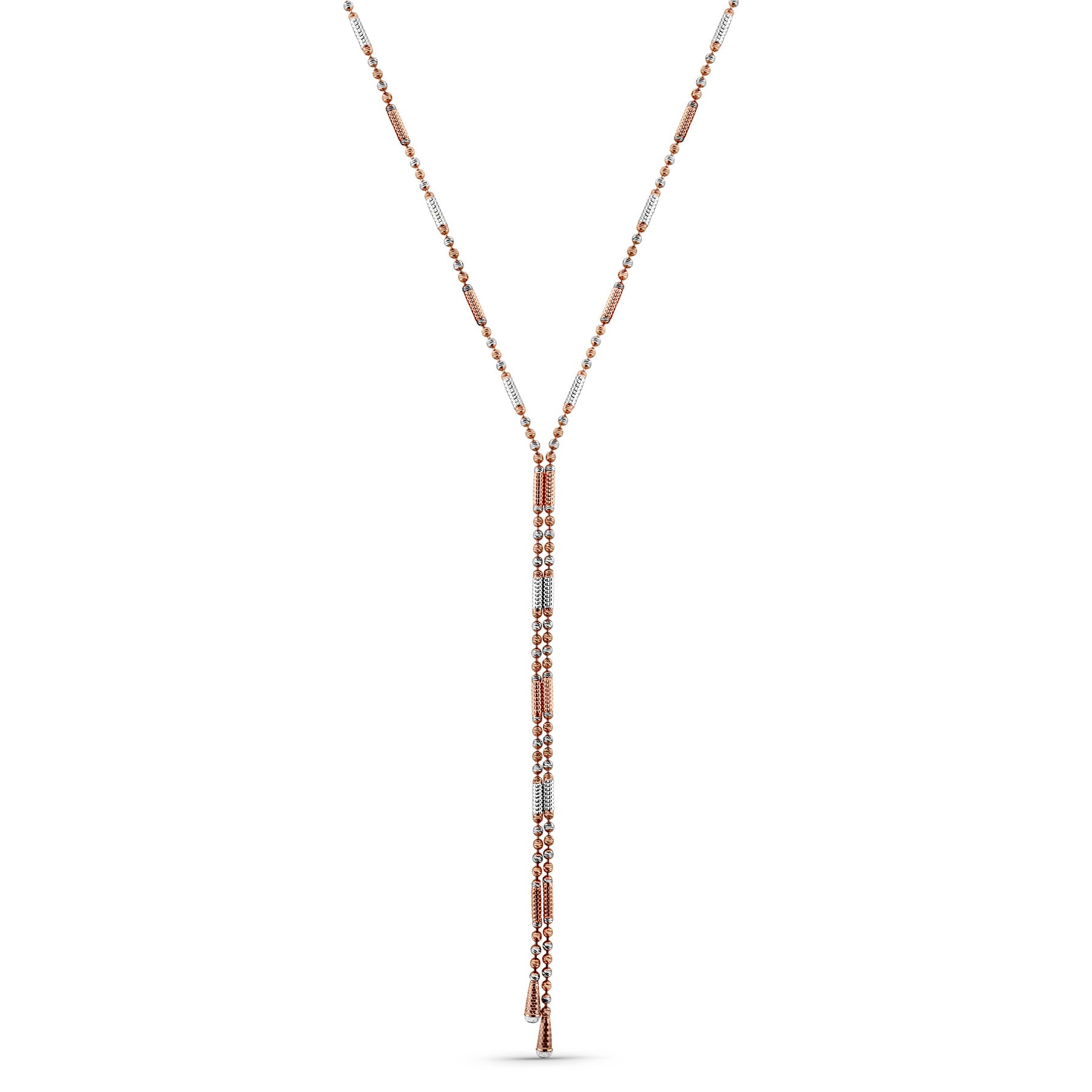 Magnet Necklace In 18K Yellow Gold - AiJi World 