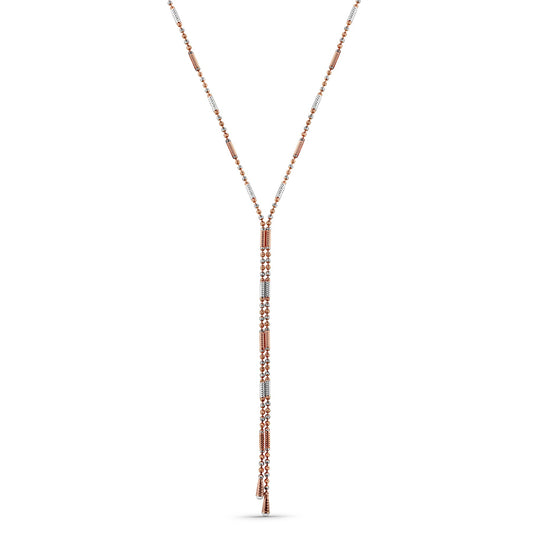 Magnet Necklace In 18K Yellow Gold - AiJi World 